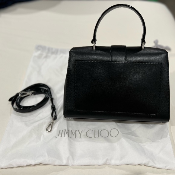 Jimmy Choo Bags Jimmy Choo Cheri Top Handle Purse In Black Poshmark